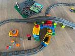 Grote Lego Duplo Treinbaan Set, Kinderen en Baby's, Speelgoed | Duplo en Lego, Ophalen of Verzenden, Zo goed als nieuw, Complete set