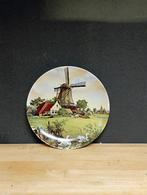 Mooi wandbord molen 25,5 cm doorsnede, Ophalen of Verzenden