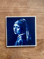 Delfts blauwe tegel - Meisje met de parel, Antiek en Kunst, Ophalen of Verzenden