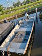 Aluminium platbodem 15 pk, Watersport en Boten, Ophalen, Aluminium, Benzine, Tot 6 meter