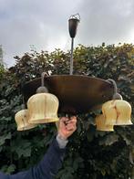 Art Deco Kroonluchter, Huis en Inrichting, Lampen | Kroonluchters, Ophalen of Verzenden, Gebruikt, Glas