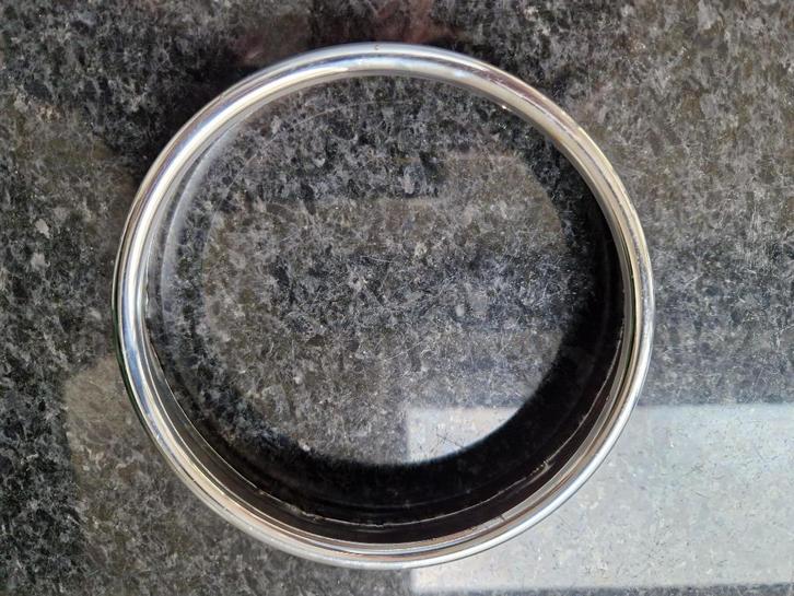 Chrome rand (bezel) Smiths kilometerteller classic mini, Auto-onderdelen, Dashboard en Schakelaars, Mini, Gebruikt, Ophalen of Verzenden