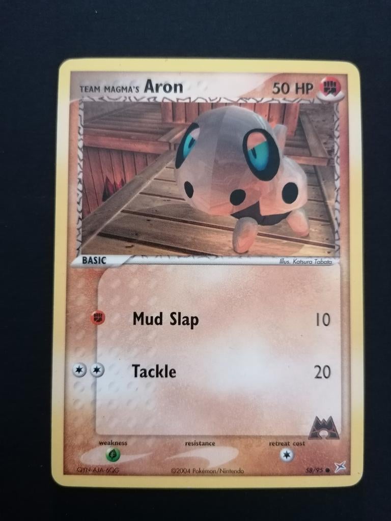 Team Magma's Aron - EX Team Magma vs Team Aqua 58/95, Ophalen of Verzenden, Zo goed als nieuw