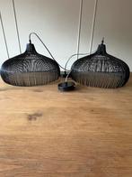 2 zwarte hanglampen Bodilson, Ophalen of Verzenden, Zo goed als nieuw, Metaal, Minder dan 50 cm