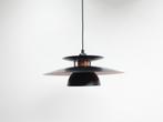 Schalenlamp | Deens | Zwart Rose, Huis en Inrichting, Lampen | Hanglampen, Gebruikt, ., Ophalen of Verzenden, .