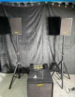 Actieve pro geluidset 1000 W DJ Tech, Audio, Tv en Foto, Karaoke-apparatuur, Gebruikt, Ophalen of Verzenden