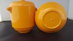 Emsa retro oranje roomstelletje, uitstekende conditie. K4, Tweedehands verkoop, Tweedehands verkoop, Gebruikt, Ophalen of Verzenden
