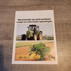 John Deere Brochure - Mechanisatie, Ophalen of Verzenden, Gelezen, John Deere