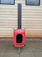 Vuurton tuinhaard terrashaard tuinkachel verandakachel hout, Tuin en Terras, Ophalen, Nieuw