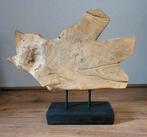 Houten ornament op standaard, Huis en Inrichting, Woonaccessoires | Zuilen en Pilaren, Ophalen of Verzenden