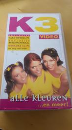 vhs - k3 video "alle kleuren, Cd's en Dvd's, VHS | Kinderen en Jeugd, Gebruikt, Verzenden, Alle leeftijden, Kinderprogramma's en -films