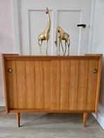 Vintage Mid Century 50s sideboard schoenenkast, Ophalen, Mid century vintage retro Rockabilly 50s, 50 tot 100 cm, 25 tot 50 cm