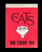 The Cats PROMO STICKER On Tour 1984 Boni, Verzamelen, Verzenden, Zo goed als nieuw, Foto of Kaart