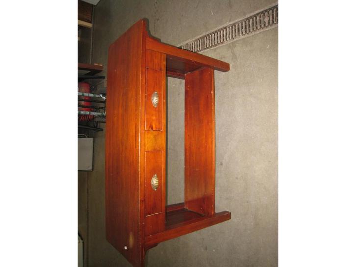 Wandtafel met 2 laatje en plank onderin, Huis en Inrichting, Tafelonderdelen, Gebruikt