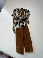 Barbie poppen kleding kleertjes broek met panter top, Verzamelen, Ophalen of Verzenden, Zo goed als nieuw, Kleertjes