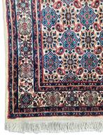 Handgeknoopt Perzisch wol Moud Shahrbaft tapijt 127x202cm, Gebruikt, 100 tot 150 cm, Onbekend, 200 cm of meer