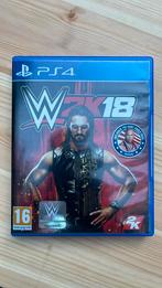 PS4 WWE 2K18, Spelcomputers en Games, 3 spelers of meer, Ophalen of Verzenden, Zo goed als nieuw, Vechten