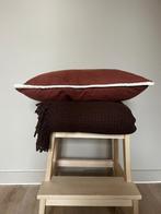 Chocoladebruin Plaid, Huis en Inrichting, Woonaccessoires | Plaids en Woondekens, Ophalen of Verzenden, Zo goed als nieuw