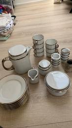 Antiek wit zilver thee servies . Atlantik bavaria zie foto s, Antiek en Kunst, Ophalen of Verzenden