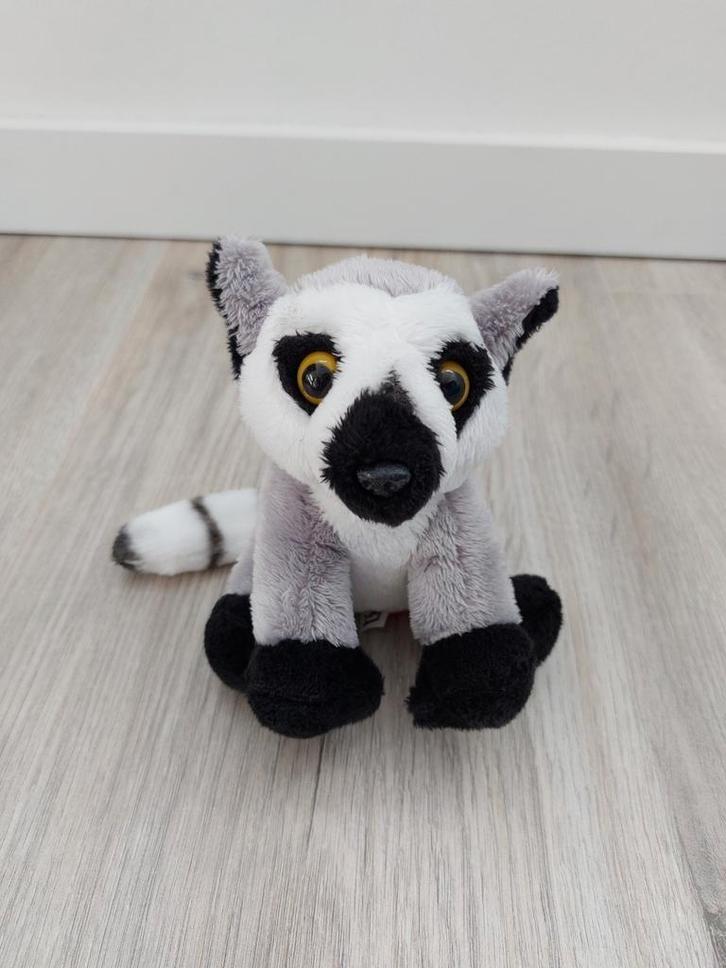 Knuffel burgers zoo aap ringstaartmaki K8662, Kinderen en Baby's, Speelgoed | Knuffels en Pluche, Zo goed als nieuw, Ophalen of Verzenden