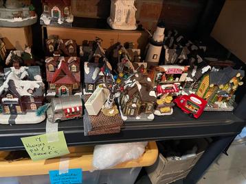Kerstdorp huisjes poppetjes enz oa Lemax Luville intratuin beschikbaar voor biedingen