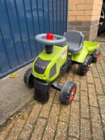 Falk Claas Axos 310 looptractor + aanhanger, Kinderen en Baby's, Ophalen, Zo goed als nieuw, Trapvoertuig