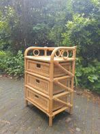 Rotan ladekast, Huis en Inrichting, Kasten | Ladekasten, Ophalen, 50 tot 100 cm, Zo goed als nieuw, 3 of 4 laden