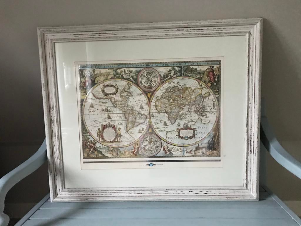 Oude Wereldkaart, Ophalen of Verzenden, Aardrijkskunde