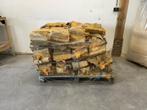 Pallet met 36 zakken Eikenhout | Droog eikenhout, Minder dan 3 m³, Ophalen of Verzenden, Eikenhout, Blokken