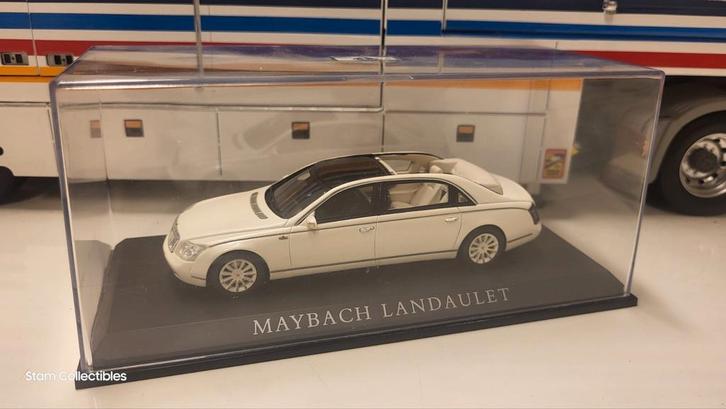 Schuco ProR Mercedes Maybach Landaulet Antigua White - 2008, Hobby en Vrije tijd, Modelauto's | 1:43, Zo goed als nieuw, Auto