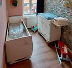 Super leuk vintage babybedje en commode, Ophalen, Gebruikt, Minder dan 140 cm, Matras