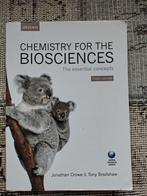 Chemistry for the Biosciences 3rd edition, Boeken, Gelezen, Jonathan Crowe, Tony Bradshaw, Ophalen of Verzenden, WO