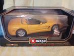 Corvette c5 geel, Ophalen of Verzenden, Bburago