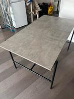 Eettafel TERSLEV 80x140 beton, Huis en Inrichting, Ophalen, Gebruikt, Rechthoekig, 50 tot 100 cm