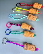Sleutelhanger paracord champagne kurk handgemaakt, Ophalen of Verzenden, Nieuw, Overige typen