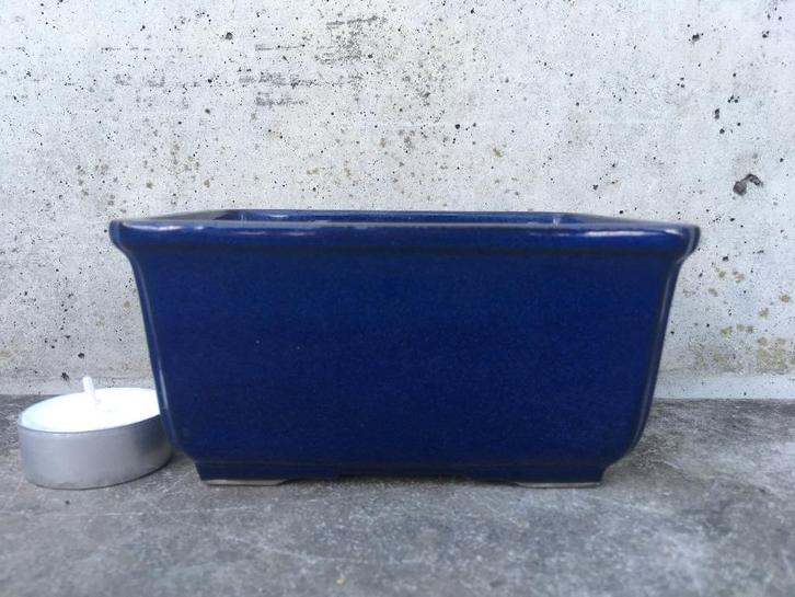 Japan bonsai schaal pot 13x10,5x6,5cm *****, Tuin en Terras, Bloempotten, Zo goed als nieuw, Aardewerk, Minder dan 40 cm, Minder dan 25 cm