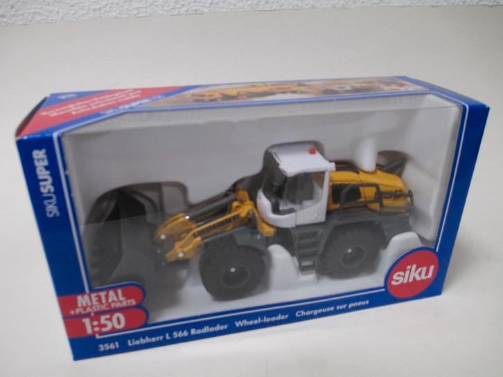 Liebherr L566 Shovel Siku 1/50 3561, Hobby en Vrije tijd, Modelauto's | 1:50, Nieuw, Bus of Vrachtwagen, SIKU, Ophalen of Verzenden