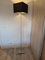 Massive staande vloerlamp met voetschakelaar - met kap zwart, Ophalen, Gebruikt, Metaal, 150 tot 200 cm