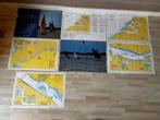 Map met Zeekaarten Zoommeer,Volkerak, Spui, enz. Kon. Marine, Ophalen of Verzenden