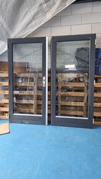 degelijke hardhouten tuindeuren, Doe-het-zelf en Verbouw, Ophalen, Gebruikt, 80 tot 100 cm, Buitendeur