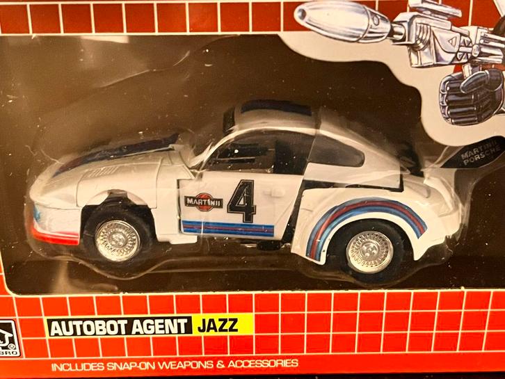 Transformers G1 Jazz MISB (repro) stickers aangebracht, Verzamelen, Transformers, Nieuw, G1, Autobots, Ophalen of Verzenden