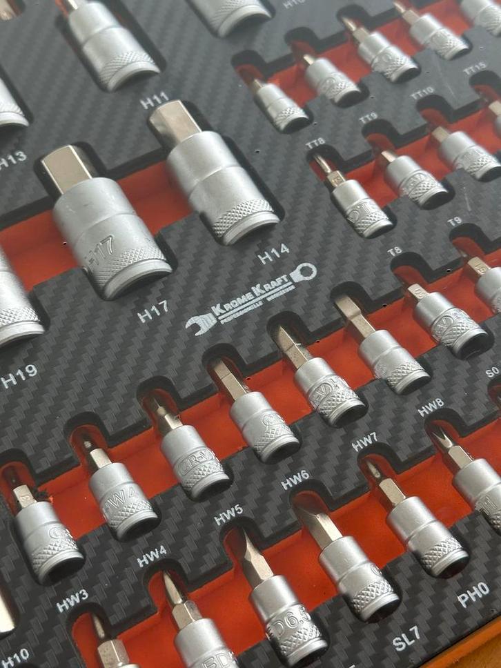 BlackFriday! 102-delige Bit- en Doppenset, Auto diversen, Autogereedschap, Nieuw, Ophalen of Verzenden