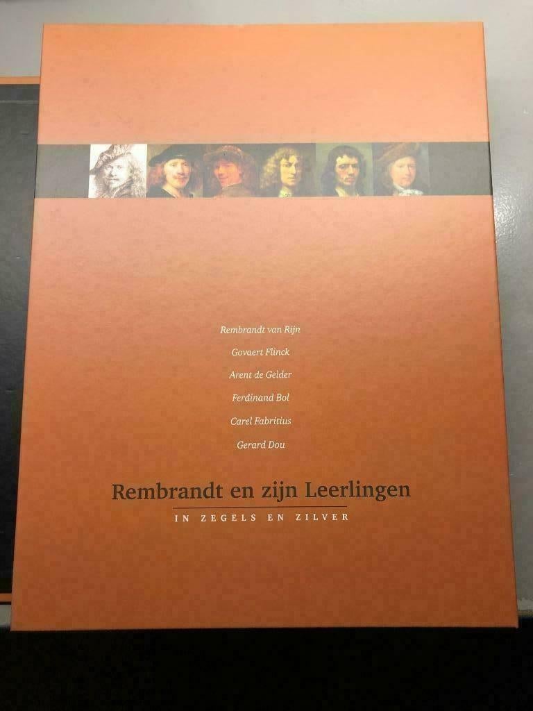 Rembrandt en zijn leerlingen, 36 zilveren penningen, Koningin Beatrix, Zilver, Overige waardes, Verzenden