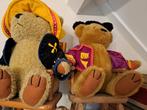 Twee schattige verzamel teddyberen, Verzamelen, Beren en Cherished Teddies, Ophalen of Verzenden, Gebruikt, Stoffen beer, Overige merken
