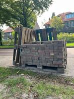 Gratis! 7m2 incl pallets, 9cm hoog gebakken dikduimers, Tuin en Terras, Tegels en Klinkers, Ophalen, Gebruikt, 5 tot 10 m², Klinkers
