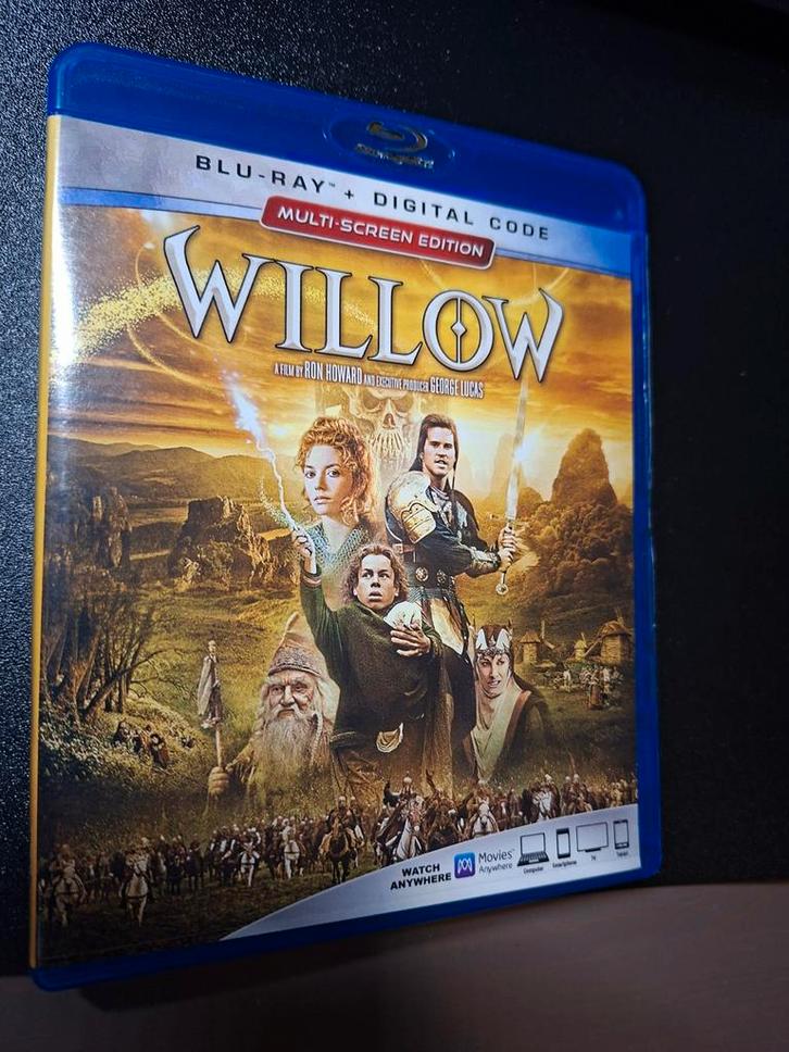 Blu-ray: Willow, Cd's en Dvd's, Blu-ray, Zo goed als nieuw, Science Fiction en Fantasy, Verzenden