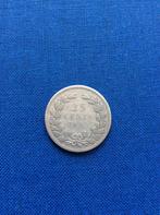 Te koop 25 cent Wilhelmina jaar 1895.muntmeesterteken recht., 25 cent, Verzenden