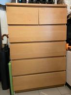 Ikea kast Malm 6 lades beuken, Huis en Inrichting, Kasten | Ladekasten, Ophalen, Gebruikt, 5 laden of meer, 100 tot 150 cm