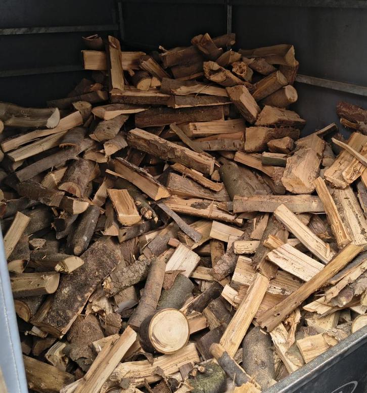 Haardhout (mix), gedroogd en gekloofd, Tuin en Terras, Haardhout, Blokken, Overige houtsoorten, 6 m³ of meer, Ophalen