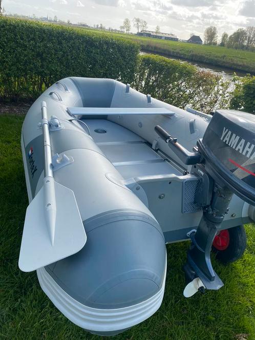 NIEUWSTAAT rubberboot Vortex 270F met Yamaha 4pk, Watersport en Boten, Rubberboten, Zo goed als nieuw, Yamaha, Overige materialen